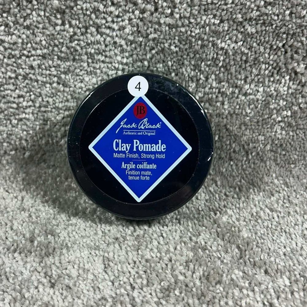 Jack Black Clay Pomade Matte Finish Strong Hold Mens 2.75 oz